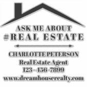 Aufkleber für echtes Anwesen (Vorderseite)