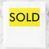 Aufkleber für echtes Anwesen vertrieben (Tasche)