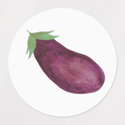 Aufkleber für Eggplant (Design 2)