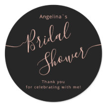 Aufkleber für ein Brautparty.