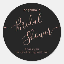 Aufkleber für ein Brautparty.