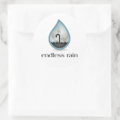 Aufkleber für endloses Regen (Tasche)
