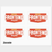 Aufkleber für Entwickler an der Vorderseite (Blatt)