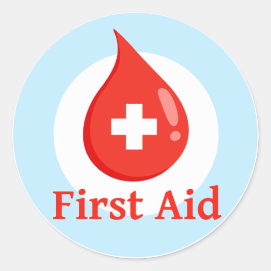 Aufkleber für Erste Hilfe (Vorderseite)