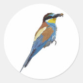 Aufkleber für europäische Bienenfresser (Vorderseite)