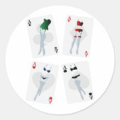 Aufkleber für extravagante Karten (Vorderseite)