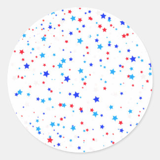 Aufkleber für farbenfrohe Sterne