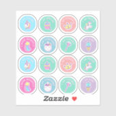 Aufkleber für farbenfrohe Studiennachweise (Blatt)