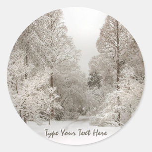 Aufkleber für Feiertage, benutzerdefinierte Winter