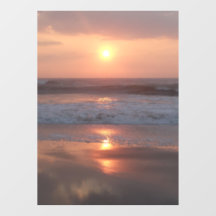 Aufkleber für Fenster Rosa Sonnenuntergang