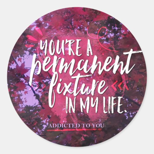 Aufkleber für feste Fixierung (Vorderseite)