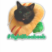 Aufkleber für #fikeabeeb (Vorderseite)