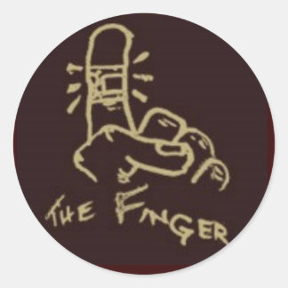 Aufkleber für Fingerlogo