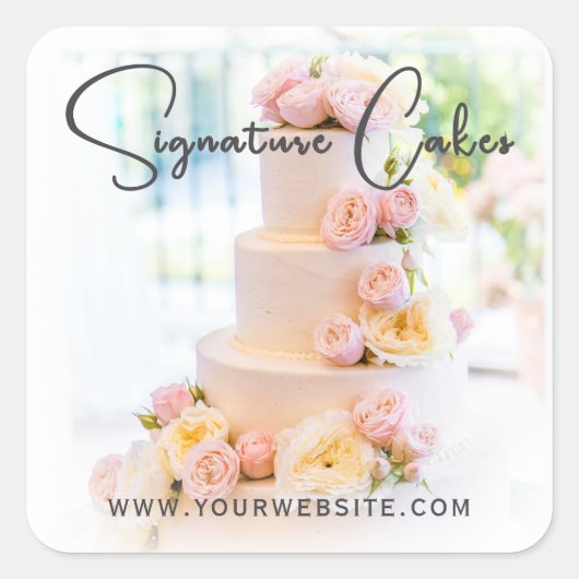 Aufkleber für Foto des kundenspezifischen Kuchens (Vorderseite)