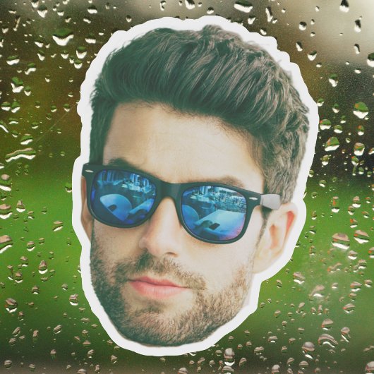 Aufkleber für Fotos mit Personalisierter Gesichtsp