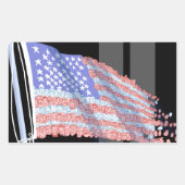 Aufkleber für fragmentierte Flaggen (Vorderseite)