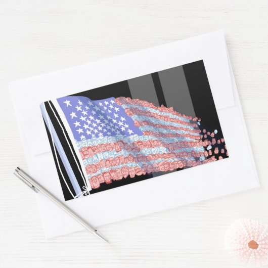 Aufkleber für fragmentierte Flaggen (Umschlag)