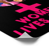 Aufkleber für Frauen Poster (Ecke)