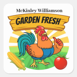 Aufkleber für Frische