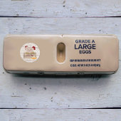 Aufkleber für frische Eier