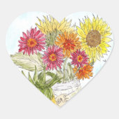 Aufkleber für frisches Herz (Vorderseite)