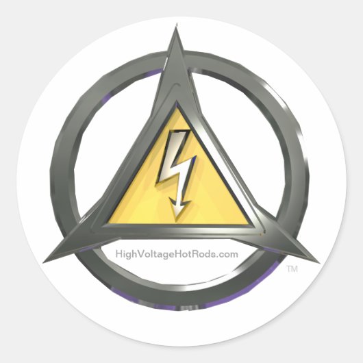 Aufkleber für Frisierte Autos mit hoher Spannung (Vorderseite)