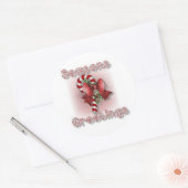 Aufkleber für "Frohe Festtage" (Umschlag)