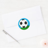 Aufkleber für Fußballfans Mit Monogramm / Fußball (Umschlag)