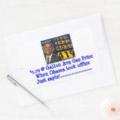 Aufkleber für Gaspumpen gegen hohe Gaspreise (Umschlag)