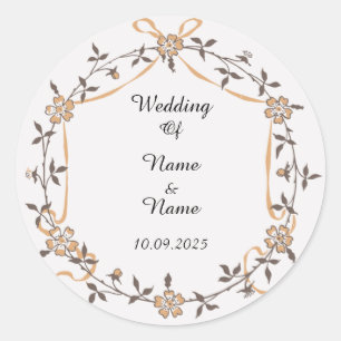 Aufkleber für Gastgeschenk Hochzeiten