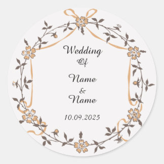 Aufkleber für Gastgeschenk Hochzeiten
