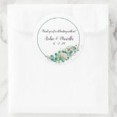 Aufkleber für Gastgeschenk Hochzeiten (Tasche)