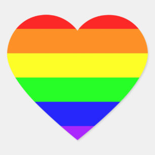 Aufkleber für Gay Pride (Reinfarbe)