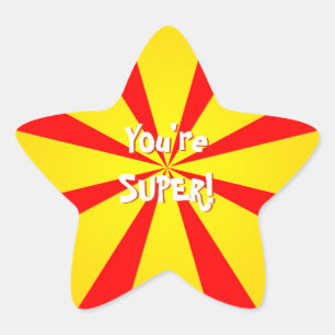 Aufkleber für Gelb und Rot