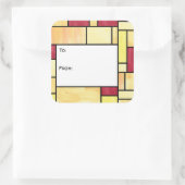 Aufkleber für Gelb- und Rot-Hartglas (Tasche)