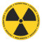 Aufkleber für Gelb- und Schwarz-Strahlung