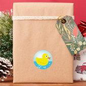 Aufkleber für gelbe Gummi-Enten