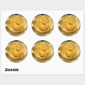 Aufkleber für Gelbe Rosen-Umschlag Aufkleber (Blatt)