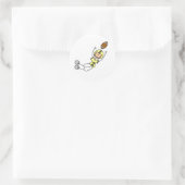 Aufkleber für Gelbfußballspieler (Tasche)