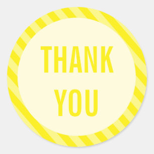 Aufkleber für Gelbstreifen-Party