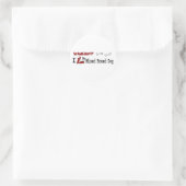 Aufkleber für gemischte Rasse (I Liebe) (Tasche)