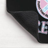 Aufkleber für Gender Rebel Mousepad (Ecke)