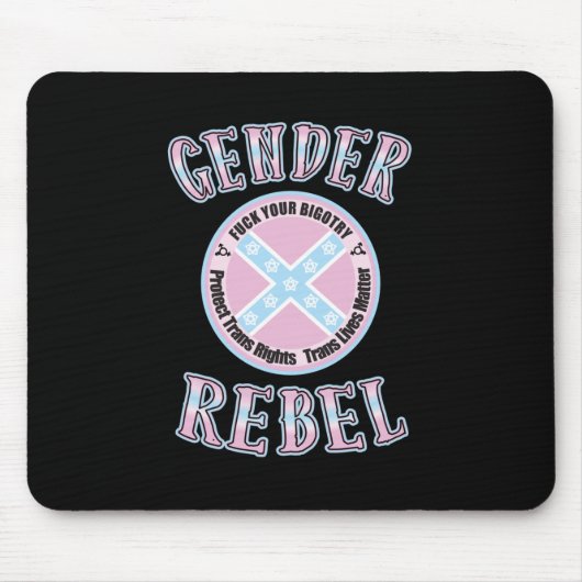 Aufkleber für Gender Rebel Mousepad (Vorne)