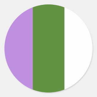 Aufkleber für Gender - rund