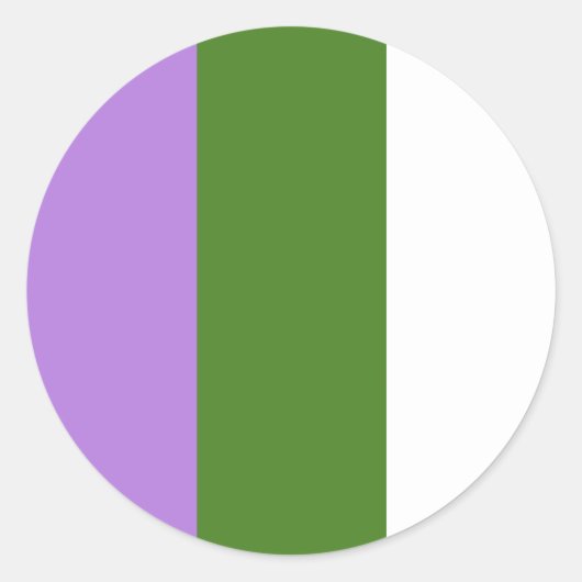 Aufkleber für Gender - rund (Vorderseite)