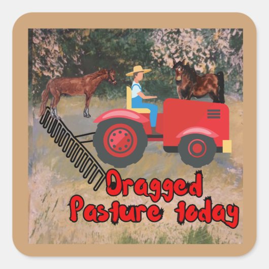 Aufkleber für gezogene Weiden (Vorderseite)