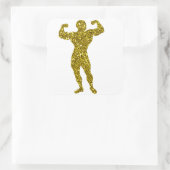 Aufkleber für Gold-Bodybuilding (Tasche)