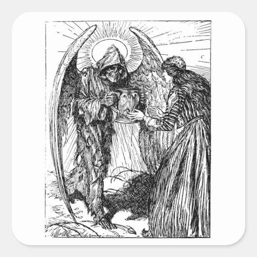 Aufkleber für grimmige Sensenmänner (Vorderseite)