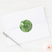 Aufkleber für grüne Blume (Umschlag)