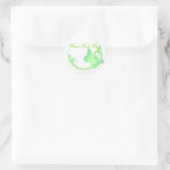 Aufkleber für grüne Schmetterlinge (Tasche)